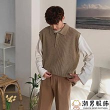 毛衣馬甲 M2XL 韓版新款V領拼色波紋無袖馬甲毛衣 學生寬松百搭秋冬針織打底衫 歷史價格詳細信息