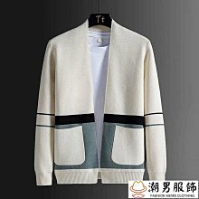 新品 條紋毛衣男 小眾設計感情侶裝 秋冬季慵懶風 寬鬆條紋針織衫 男士上衣服外穿外套ins潮-可開發票 歷史價格詳細信息