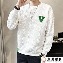 新品 條紋毛衣男 3色S—3XL 秋冬季時尚針織衫 圓領慵懶風潮流線衣-可開發票 歷史價格詳細信息