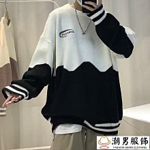 新款高領毛衣男港風男女針織衫冬季男士毛衣厚款潮流寬松慵懶外穿線衣-潮男服飾 歷史價格詳細信息