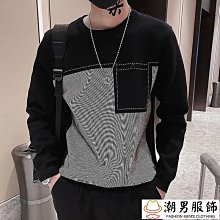 新品 毛衣男 針織上衣男 新款百搭青年毛衣男士圓領韓版潮流男生帥氣休閑針織衫新款毛線衣-可開發票 歷史價格詳細信息
