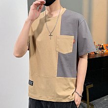 男生短袖T恤潮流夏天寬鬆夏季純棉新款打底上衣服體恤個性男裝男性服飾休閒服裝《EA10964》《購物趣》 歷史價格詳細信息