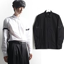 [So~What]韓原裝ByTheR正韓ZINIF 斜切開叉拼接皮革解構系窄身長版設計長袖T恤 BigBang權志龍GD 歷史價格詳細信息