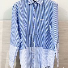 Vetements 藍拼接挑紋襯衫 價格比較,價格查詢,歷史價格詳細信息