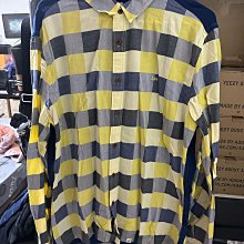Lee 黃色條紋與藍色平織布拼接短袖POLO衫 男 黃 Mainline LL140012E45 歷史價格詳細信息