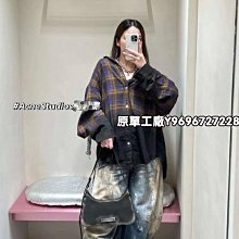 【原單工廠】 KF07585 高品質Burberr*22秋冬新款雙面兩用 Vintage 格紋溫控外套式棉服襯衫 歷史價格詳細信息