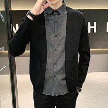 男士約翻領長袖針織衫男 2024秋季商務休閒百搭素色毛衣男M3XL 歷史價格詳細信息