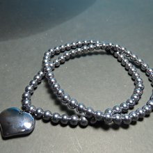 【競標網】高檔天然漂亮鈦赫茲三圈手項珠6mm(回饋價便宜賣)限量5組(賣完恢復原價500元) 歷史價格詳細信息