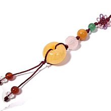 玉兔黃玉中國結吊飾 台灣製作_新款上市售完為止 祝福事業學業【鹿府文創FHA1702】 歷史價格詳細信息