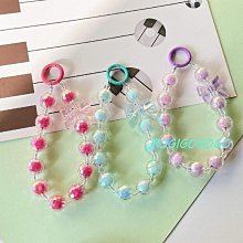 ROGI 電鍍獨角獸圓爆珠手工珠鍊指環釦/手機鍊/包掛/吊飾(附手機吊繩透明夾片)-0126預購 歷史價格詳細信息