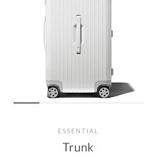 RIMOWA Essential Trunk Plus 33寸 白色 行李箱 大容量 83280664 正品 98成新 歷史價格詳細信息