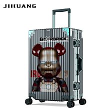 現貨-高顏值皮箱子行李箱女大容量學生拉桿箱男耐用密碼箱旅行箱登機箱-簡約 歷史價格詳細信息