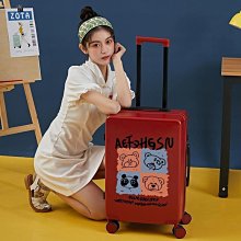 特價現貨 行李箱女20寸學生高顏值耐用拉桿箱子2022新款皮箱包密碼男大容量~特價 歷史價格詳細信息