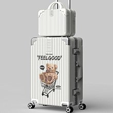 行李箱2022新款小清新男女學生大容量旅行箱萬向輪密碼登機拉桿箱~特價 歷史價格詳細信息