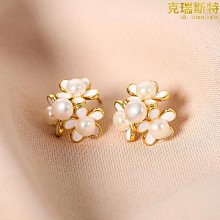 耳釘.耳環.品牌2022新款銀針雛菊花耳釘女防過敏耳環一款兩戴可調節耳飾    網路購。 歷史價格詳細信息