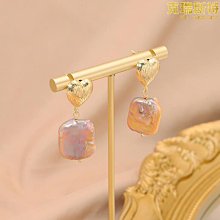 天然淡水珍珠巴洛克套裝項鍊吊墜戒指耳釘高級感飾品 歷史價格詳細信息