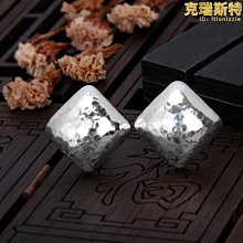 菱形耳環女潮輕奢冷淡ins風切面高級感耳圈s925純銀重工韓國 歷史價格詳細信息