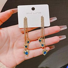 【免運】S925銀針韓國東大門網紅新款氣質耳環時尚長款珠子吊墜耳線顯臉瘦 歷史價格詳細信息