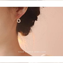 s925純銀天然淡水珍珠耳環羽毛耳釘琺瑯景泰藍色女新中式國風耳飾 歷史價格詳細信息