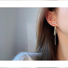 鋯石灰珍珠串耳環小眾獨特氣質耳飾女2023新款爆款輕奢高級感耳針 歷史價格詳細信息