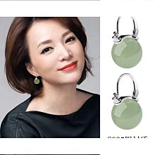 和田玉耳環2023新款爆款金色純銀耳扣天然冰種玉石耳墜女款 歷史價格詳細信息