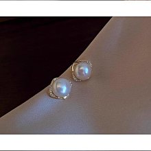 倪妮淡水珍珠耳釘女高級感耳飾無耳洞耳夾2023年新款爆款耳環 歷史價格詳細信息