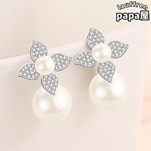 【珍珠花瓣耳環】E42珍珠耳環氣質蝴蝶耳環／夾式耳環耳勾/耳夾免耳洞/耳扣/耳環/耳骨針耳飾垂墜耳環無耳洞 歷史價格詳細信息