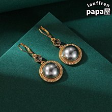 輕奢高級法式珍珠圈圈耳環2023年新款爆款小眾設計感個性氣質耳飾 歷史價格詳細信息