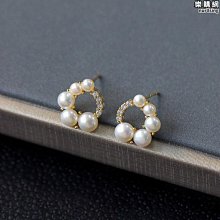 珍珠耳釘簡約女小巧耳環2023年新款潮耳飾高級感925純銀養耳洞 歷史價格詳細信息