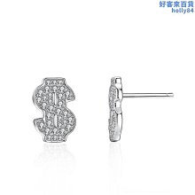 莫桑石耳釘女仿真鉆石耳骨釘牛頭款18k金玫瑰金四爪簡約單鉆耳飾--鴻運飾品 歷史價格詳細信息