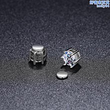 耳環D色莫桑石耳環耳墜牛頭耳釘純銀鉆石耳骨釘女款耳飾超閃禮物--鴻運飾品 歷史價格詳細信息