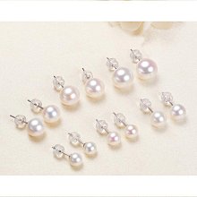 925銀針淡水珍珠一星期耳環2024新款潮氣質簡約耳飾韓版時尚耳釘 歷史價格詳細信息