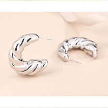 法式素圈銀耳環9999純銀女2023年新款潮爆款小眾大耳圈設計感 歷史價格詳細信息
