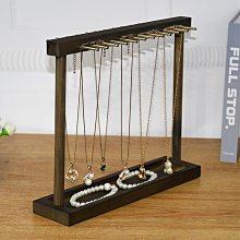 首飾展示架胡桃木手鐲架耳環收納架子耳釘板櫥窗店鋪陳列拍攝道具~爆款 歷史價格詳細信息