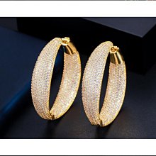 【C&C】簡約時尚微鑲鑽H型耳環(金色/銀色)_E-CC-A067 歷史價格詳細信息