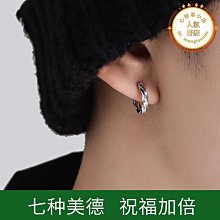 純銀耳環男高級感潮流痞帥高端耳針2022年新款潮蛇形單隻男生耳飾 歷史價格詳細信息