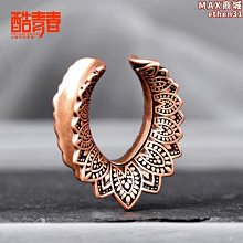 【壟奇】朋克炫酷鈦鋼黑紫色五角星耳廓撐大耳洞擴耳器耳擴飾品滑輪耳環男 歷史價格詳細信息