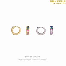【小樓】韓國時尚幾何小眾個性耳環女高級感滿鋯鑲嵌新款獨特氣質耳飾 歷史價格詳細信息