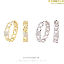 【小樓】韓國時尚幾何小眾個性耳環女高級感滿鋯鑲嵌新款獨特氣質耳飾 歷史價格詳細信息