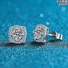 S925銀飾一克拉莫桑石活口女式戒指日韓風時尚莫桑鉆鉆戒指環--鴻運飾品 歷史價格詳細信息