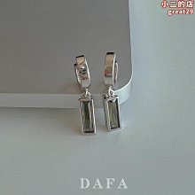 【茨派】DAFA小眾設計暗綠色耳墜 S925純銀耳圈耳扣款耳環 氣質百搭鋯石墜 價格比較,價格查詢,歷史價格詳細信息