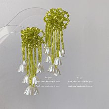 耳釘新款氣質復古綠色珍珠鑲鉆耳釘耳扣輕奢簡約耳環洋氣銀針耳飾 歷史價格詳細信息