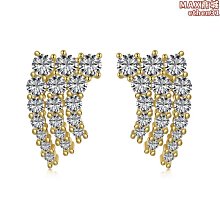 S925耳釘鑲嵌1克拉星光藍寶石耳環命運之石愛情幸運石 歷史價格詳細信息