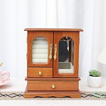 【古木質飾品櫃】實木公主珠寶收納盒 奶奶首飾櫃 復古首飾盒 古風飾品盒 高檔歐式首飾盒 高檔耳環 收納盒子ZP 歷史價格詳細信息