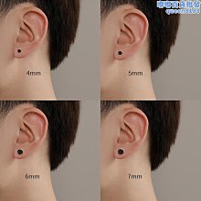 高級感耳釘男潮ins冷淡風單只黑色鉆石耳釘小眾設計痞帥圓形耳飾 歷史價格詳細信息