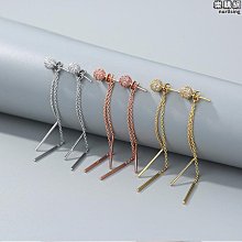 s925銀耳線網紅耳墜女一式兩戴耳環韓國氣質簡約長款吊墜個性百搭#飾品#女生#氣質#簡約~特價 歷史價格詳細信息