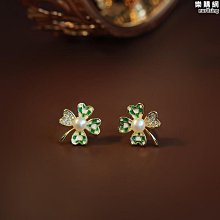 綠色四葉草胸針設計感個性西裝配飾別針固定衣服百搭毛衣胸花5117【爆款】~定價,請咨詢yo 歷史價格詳細信息