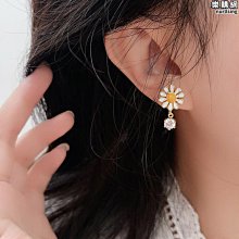 流蘇花朵耳環女小眾設計感高級2024新款圓臉顯瘦耳釘森系仙氣耳飾~晴天 歷史價格詳細信息
