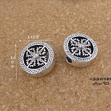 水晶森林手創館 型男款六字箴言轉經輪墜子國際標凖925純銀DIY配件silver 925 手作材料蠶絲蠟線配件 歷史價格詳細信息