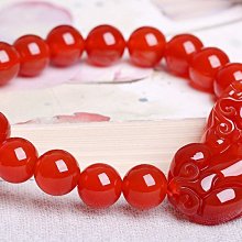 【紅瑪瑙貔貅】【編織轉運珠】十二生肖本命佛純銀轉運珠情侶手鍊皮繩串珠路路通八大守護神~善緣閣 歷史價格詳細信息